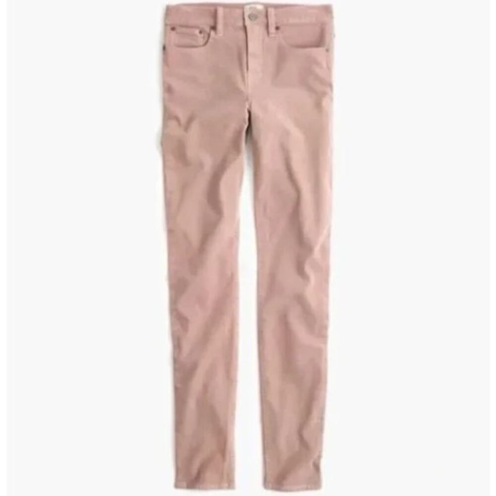 J. Crew Blush Pink Toothpick Pants Jeans Size 25 Spring Skinny Ankle Preppy